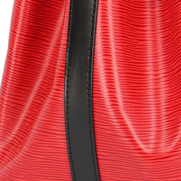 Louis Vuitton Petit Noe Epi Shoulder Bag Red - Picture 7 of 12